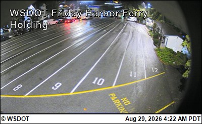 WSF Friday Harbor Ferry Holding live camera view