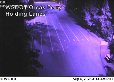WSF Orcas Ferry Holding live camera view