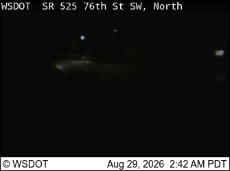 SR 525 at MP 6.9: 76th St SW North - WSF Mukilteo live camera view
