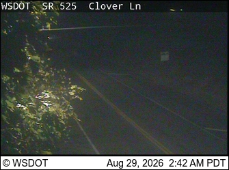 SR 525 at MP 7.4: Clover Ln - WSF Mukilteo live camera view
