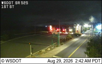 SR 525 at MP 8.4: 1st Street live camera view