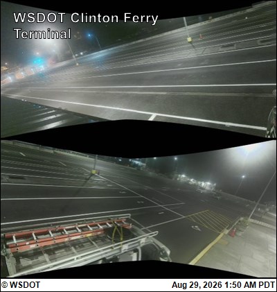 WSF Clinton Terminal live camera view