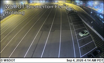 WSF Bremerton Ferry Holding live camera view