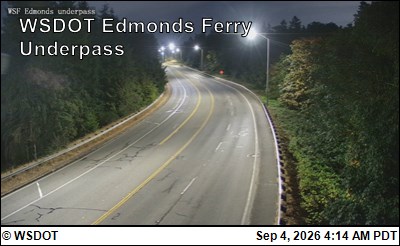 WSF Edmonds Underpass live camera view