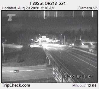 I-205 at ORE 212-224 live camera view