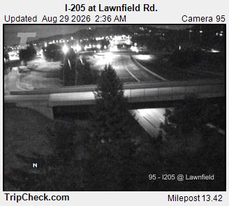 I-205 at Lawnfield live camera view