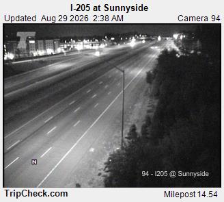 I-205 at Sunnyside live camera view