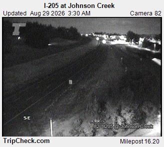 I-205 at Johnson Cr. live camera view