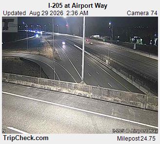 I-205 at Airport Way live camera view