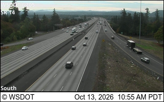 I-205 at MP 27.4: SR-14 Interchange live camera view