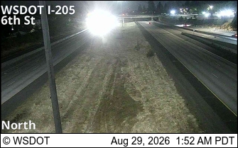 I-205 at MP 28.6: 6th St live camera view
