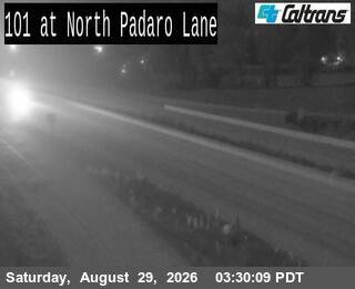 US-101: North Padaro SB Offramp live camera view