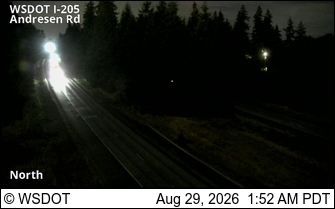 I-205 at MP 33.6: Andresen Rd live camera view