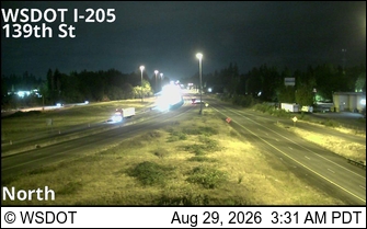 I-205 at MP 37: 139th St live camera view