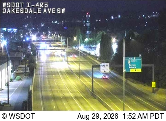 I-405 at MP 1.6: Oakesdale Ave live camera view