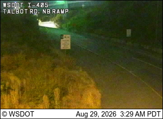 I-405 at MP 2.8: Talbot Rd, NB Ramp live camera view