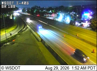 I-405 at MP 4.1: SR 169 Interchange live camera view