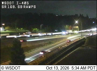 I-405 at MP 4: SR 169, SB Ramps live camera view