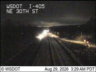 I-405 at MP 6.5: NE 30th St live camera view