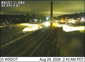 I-405 at MP 7.4: NE 44th St live camera view