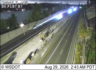 I-405 at MP 8: SE 71st St live camera view