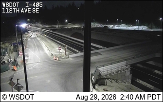 I-405 at MP 9.2: 112th Ave SE live camera view