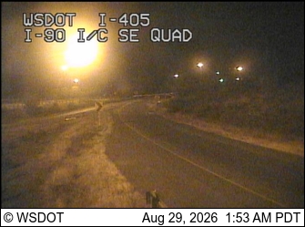 I-405 at MP 11: I-90 Interchange SE Quad live camera view