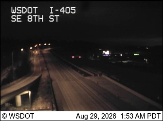 I-405 at MP 12.8: SE 8th St live camera view