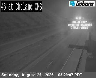 SR-46 East : Cholame CMS live camera view
