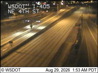 I-405 at MP 13.5: NE 4th St live camera view