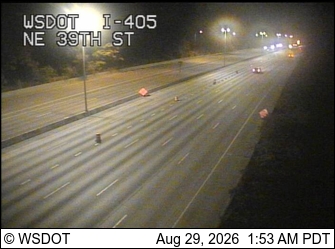 I-405 at MP 15.7: NE 39th St live camera view