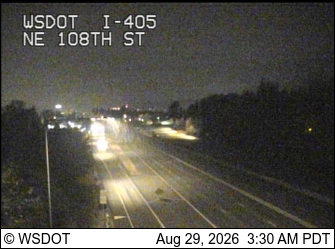 I-405 at MP 19.3: NE 108th St live camera view