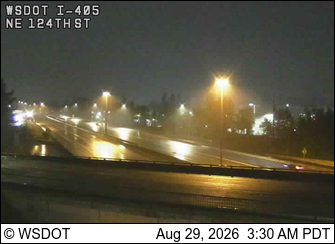 I-405 at MP 20.3: NE 124th St live camera view