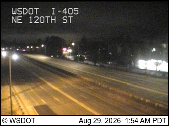 I-405 at MP 20.1: NE 120th St live camera view