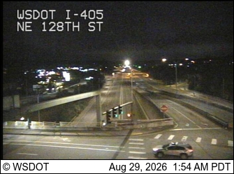 I-405 at MP 20.6: NE 128th St live camera view