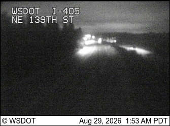 I-405 at MP 21.3: NE 139th St live camera view