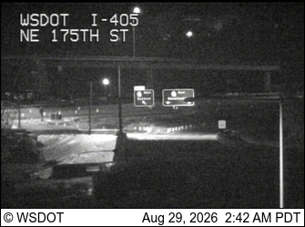 I-405 at MP 23.3: NE 175th St live camera view