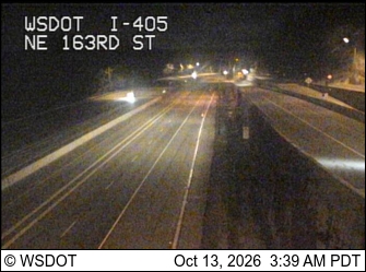 I-405 at MP 22.8: NE 163rd St live camera view