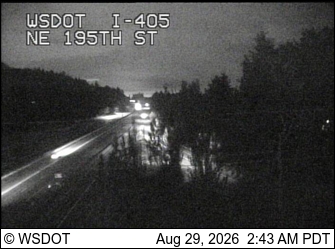 I-405 at MP 24.5: NE 195th St live camera view