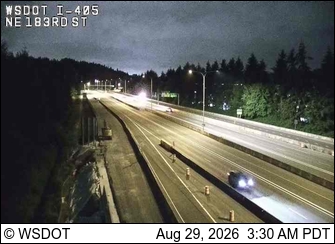 I-405 at MP 23.9: NE 183rd St live camera view