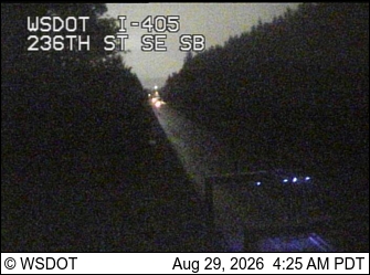 I-405 at MP 25.5: 236th St SE, SB live camera view