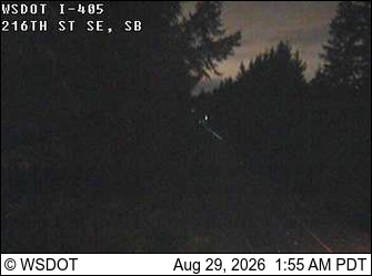 I-405 at MP 27.4: 216th St SE, SB live camera view