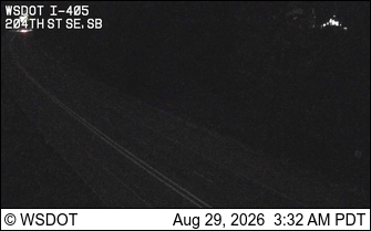 I-405 at MP 28.2: 204th St SE, SB live camera view