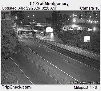 I-405 at SW Montgomery St live camera view