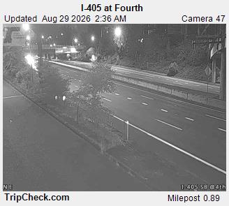 I-405 at SW Fourth Ave live camera view