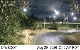 I-5 at MP 0.44: SR 14 / Washington Way Ramp Meter live camera view