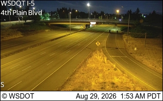 I-5 at MP 1.6: Fourth Plain Blvd live camera view