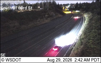 I-5 at MP 3.6: S of 63rd St live camera view