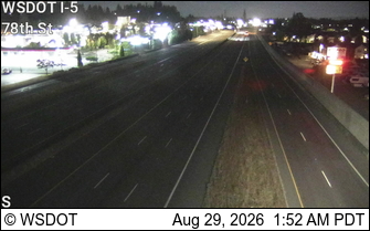 I-5 at MP 4.2: 78th St live camera view