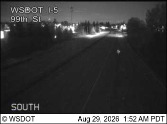 I-5 at MP 5.4: 99th St live camera view